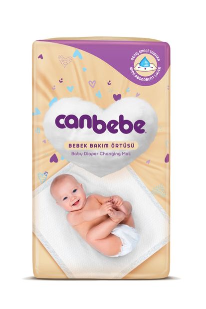 Canbebe Bebek Bakım Örtüsü 60x60 Cm 8 Li - 1