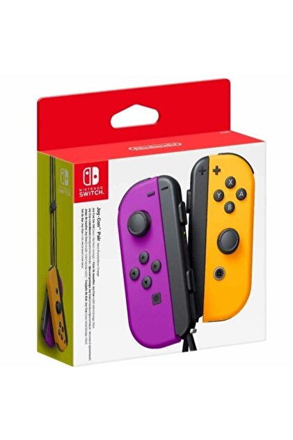 Nintendo Switch Joycon Oyun Kolu Controller Neon Purple & Orange