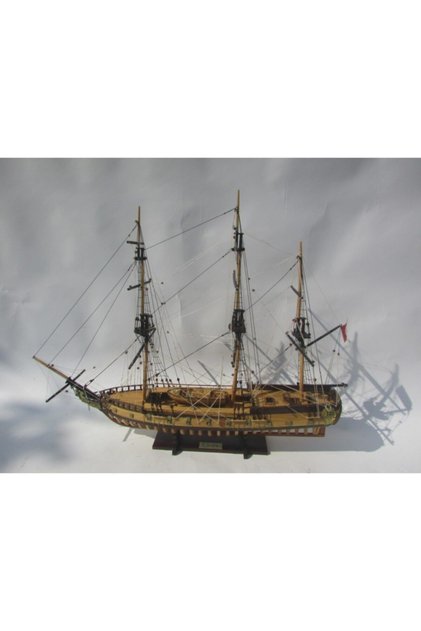 -uss Rattlesnake Frame Hull Gemi Maketi