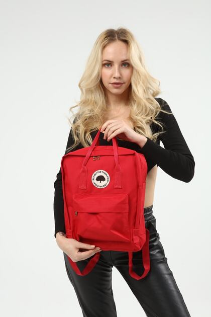 Unisex Imperteks Waterproof Fabric Red Color Backpack