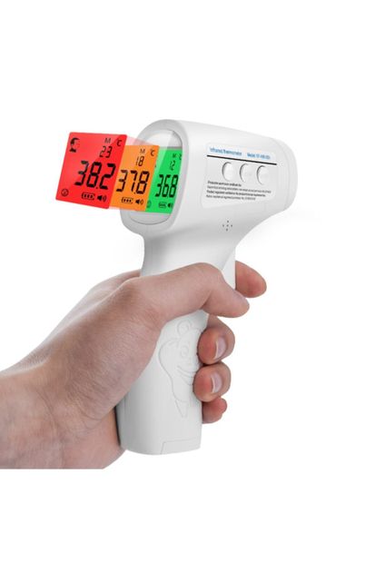 oypa medikal Oypa Life Temassız Ateş Ölçer Vücuttan Ve Alından Kızılötesi Termometre - 2
