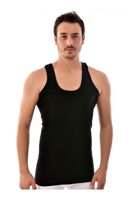 0102 Men's Rib Athlete Black Single Product
