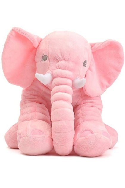 65cm My Sleeping Friend Plush Elephant Pink Toy