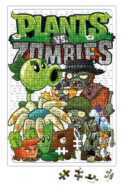 Plants Vs Zombies Puzzle 240 Piece Jigsaw