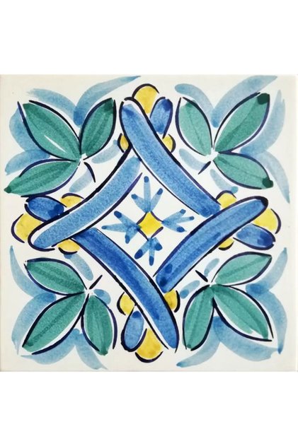 Tile Patterned Tile and Tile Sticker (10x10 Cm)