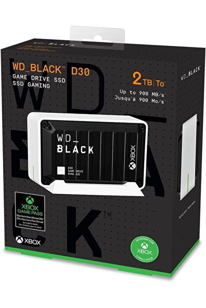 WD Black D30 2tb Bamf0020bbw-wesn Game Drive Ssd Xbox Taşınabilir