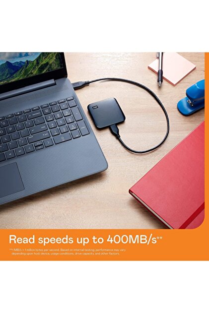 WD Elements SE 1TB BAYN0010BBK-WESN USB 3.0 Taşınabilir SSD