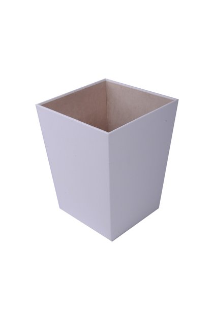 Leather Trash Can