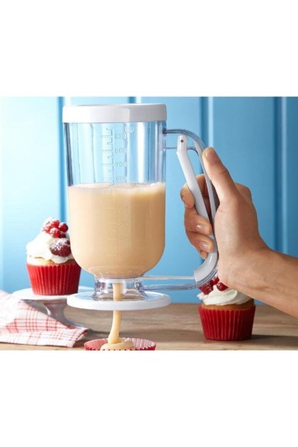 Pancake Dispenser Dough Portioner Shaper 900 Ml Pouring Apparatus