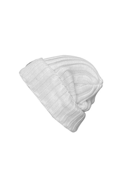 Unisex Beanie Fisherman Beanie Off-white