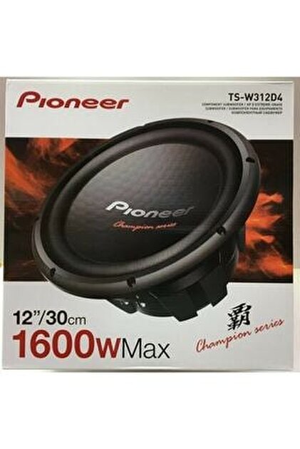 Pioneer Champion series ウーファー Pioneer TS-W3820PRO Subwoofer 3500W Maksimum 1800W RMS - Fiyatı