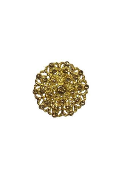 Fashionable Yellow Throw Pillow & Cushion Stone (Set of 4) 4 cm Diameter
