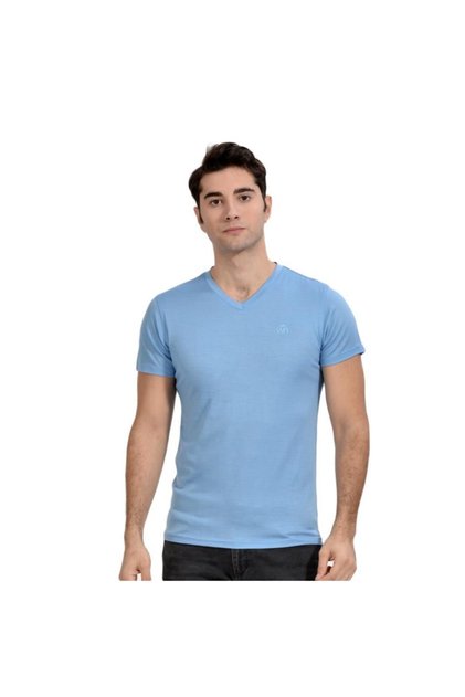 Merino Wool V-Neck Short Sleeve Men's T-Shirt