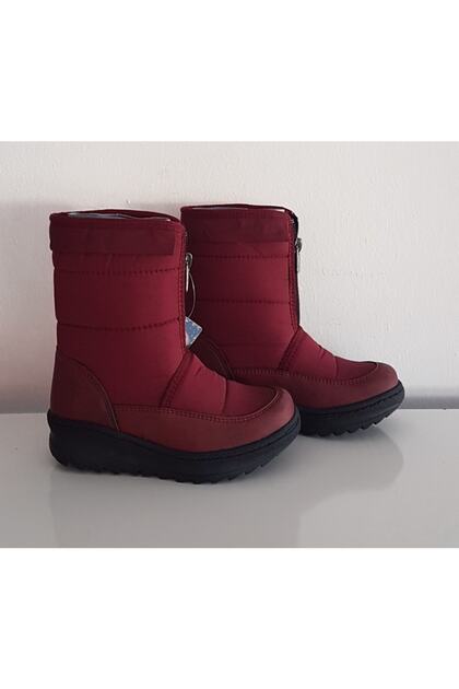 Bordo L.petit Fermuarlı Kız Çocuk Bot