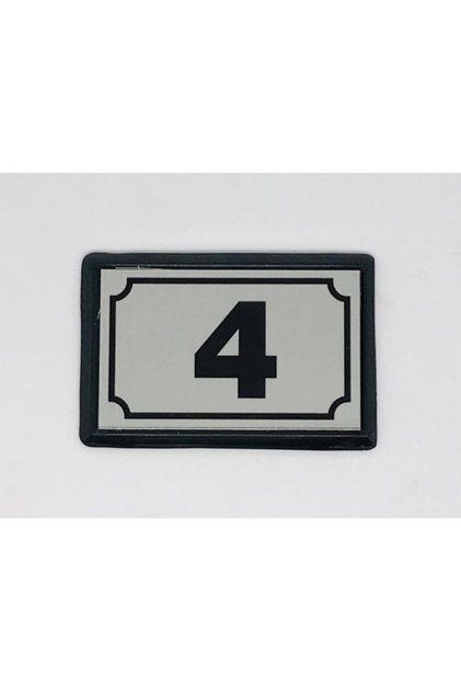 Yapışkanlı Kapı Numarası 4