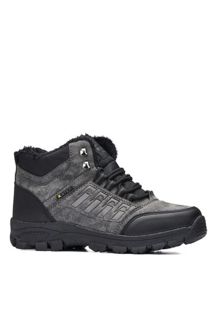 Men's Gray Winter Non-Slip Daily Sports Traking Boots