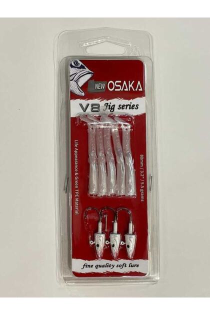 梅08ぺージ Osaka New V8 Jig Series Pearl Silver - Fiyatı, Yorumları