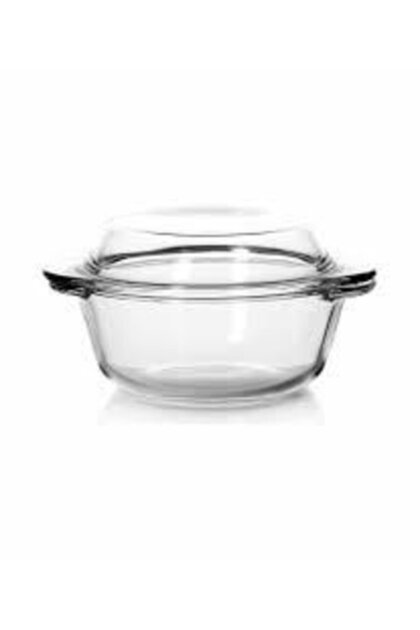 Round Pyrex Pot with Lid 1000 Cc. 59033-1