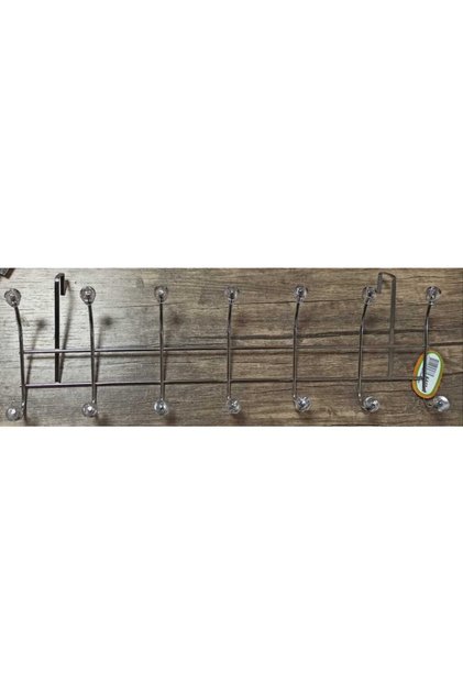 Kalite Askı Kapı Arkası Askılık 7 Kancalı Metal 55cm Genişlik