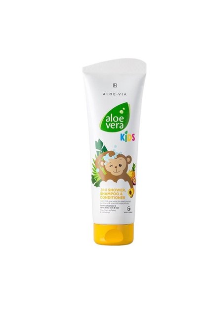 Aloe Vera Jungle Friends 3'ü 1 Arada - Şampuan, Duş Jeli Ve Krem