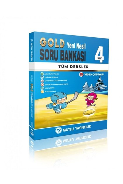 Mutlu Yayınları 4. Sınıf Tüm Dersler Gold Soru Bankası