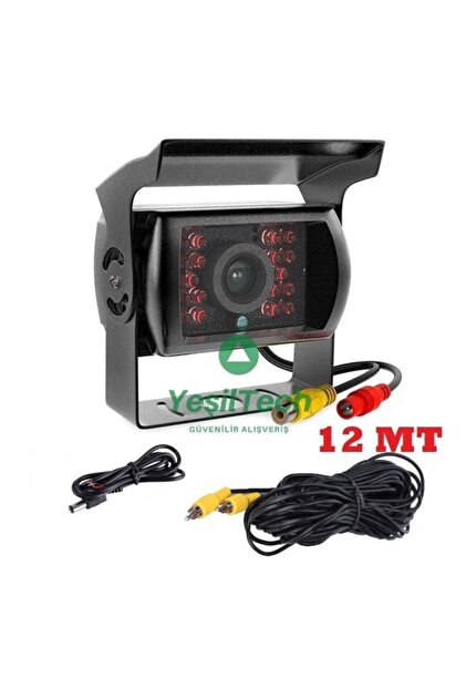 EXVOL Audiomax Otobüs Tır Kamyon'lara Uygun 18ır Ledli Geri Görüş