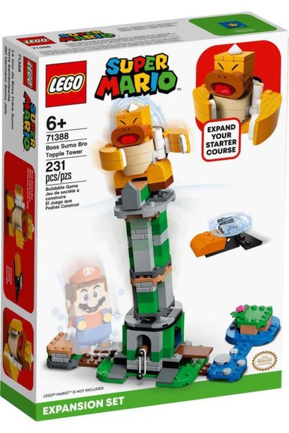 LEGO 71388 Super Mario Boss Sumo Bro Devrilen Kule Ek Macera Set
