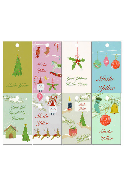 Gift Package Hanging Tag (5x9 Cm. 32 Pieces)