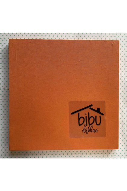 Orange Canvas Hoop