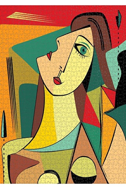 Nova Puzzle 2x1000 Parça Kübist Portre Ve Soyut Yüzler Puzzle Seti