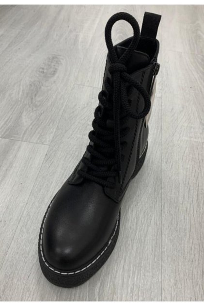 Kadın Siyah Venosa Bağcıklı Bot