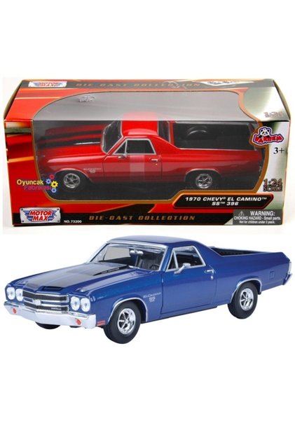 Model Araba Motormax 1:24 1970 Chevy El Camino Ss 396