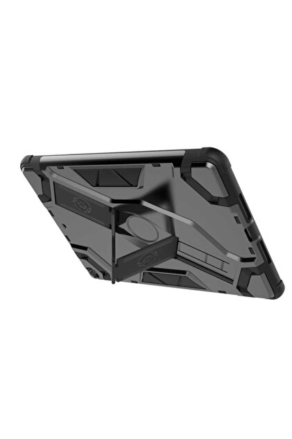 MOBAX Apple Ipad Mini 2 Kılıf Zırh Tank Tablet Silikon Case Gri A1489 A1490 A1491 - 5