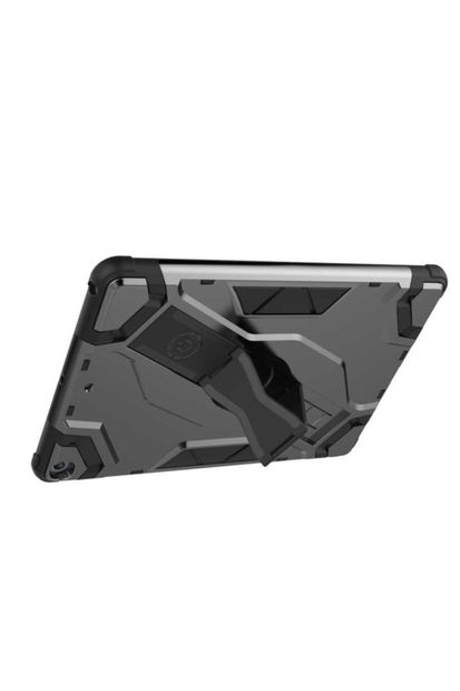 MOBAX Apple Ipad Mini 2 Kılıf Zırh Tank Tablet Silikon Case Gri A1489 A1490 A1491 - 8