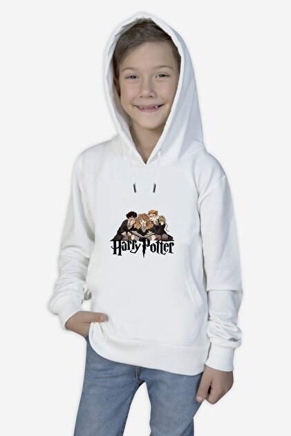 GiftStore Harry Potter-beyaz Çocuk-yetişkin Unisex-sweatshirt--ab60 - 1