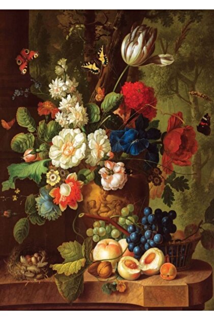 Nova Puzzle 2000 Parça Çiçekler Ve Meyveler Natürmort - Fiyatı