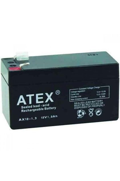 Kuru Akü 12v 1.3a 9.7x5.1x4,3 Cm Atex Ax-12-1.3