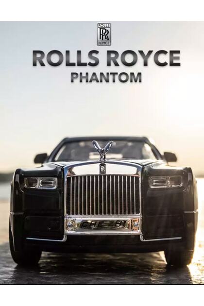 toysandmore Rolls Royce Phantom 1-24 Metal Model Araba Işık Ses 6