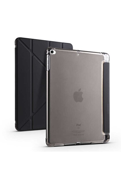 UnDePlus Apple Ipad Pro 9.7 Uyumlu Kılıf Kalem Bölmeli Trifolding