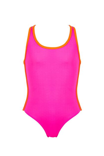 Sport Contrast Stripe Children's Swimming Trunks