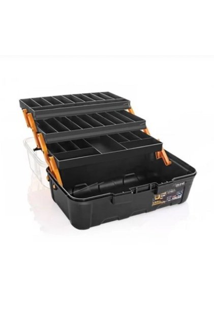 Super-bag 16 Inç 3 Raflı Balıkçı Alet Takım Çantası Asr-5038