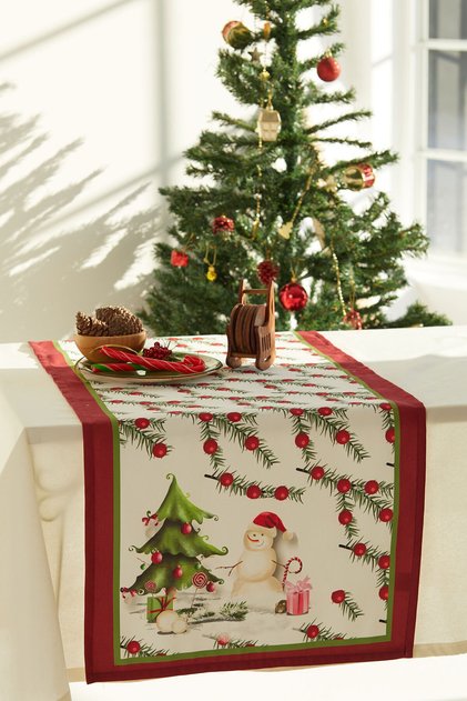 Snowman Christmas Runner