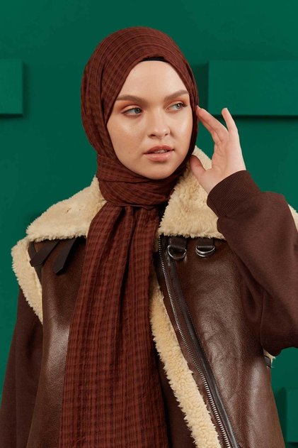 Misto Cotton Series Brown Shawl