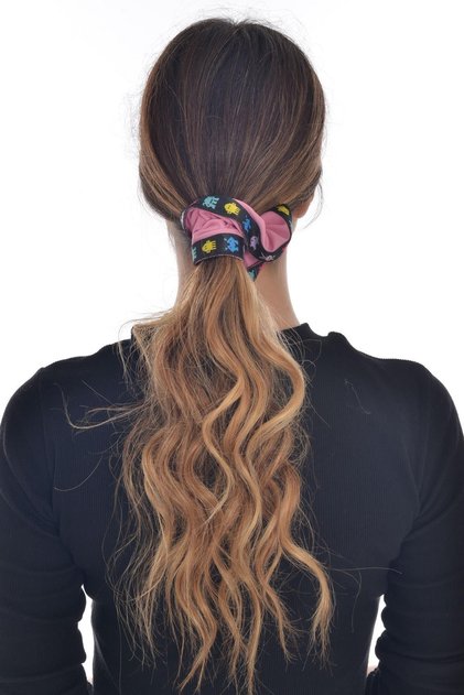 Hahai Women's Ribbon Ribbon Scrunchie Buckle
