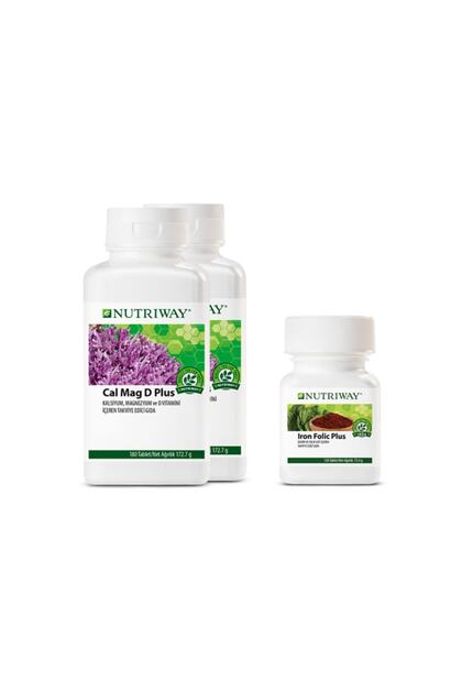 Nutrıway™ Anne Adaylarına Destek Seti Birim: 1x Iron Folic Plus, 2x Cal Mag D Plus