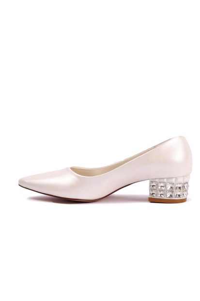 Pierre Cardin Kadın Beyaz Topuklu Ayakkabı - 3
