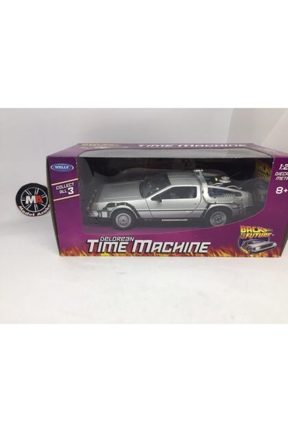 1/24 Ölçek Delorean Dmc-12 Geleceğe Dönüş Model Araba 1