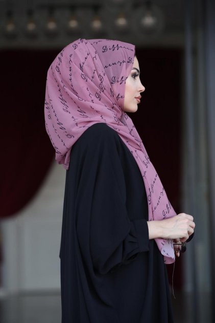 Logo Shawl - Dark Powder