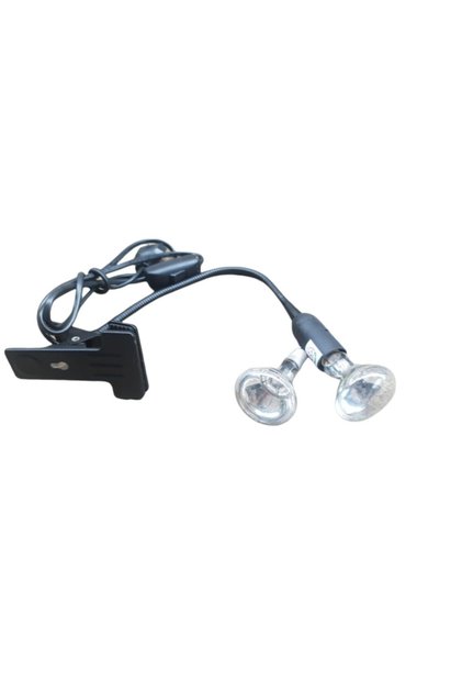 Uva-uvb 3.0 Sürüngen Isıtıcı Lamba 50 Watt E 14 2 Lamba Ve Armatür Ile