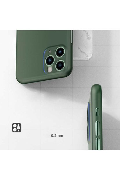 Fibaks Apple Iphone 5s Kılıf Ultra Ince Sert 1. Sınıf Pp Kamera Korumalı Zar Kapak - 4